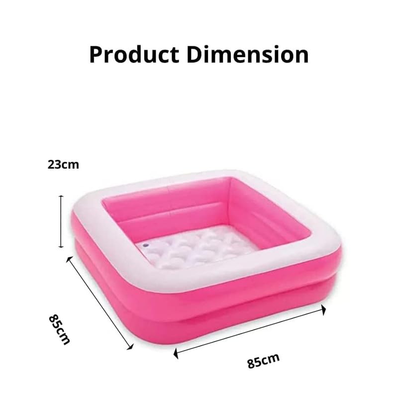 Image of New 3 ft Portable Inflatable and Foldable Swimming Pool Bath Tub Water Pool for Kids and Adults Outdoor Indoor (Multicolor)