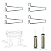 LCSEVEN Metal Feeding Ports Stands for Bird Feeder 4-Pack, Standing Perches for Feeders, Compatible With LCSEVEN Feeders