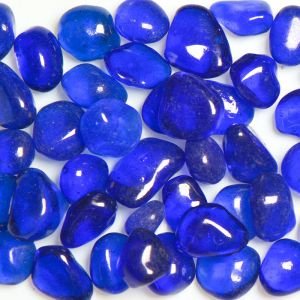Blueberry Size 3 Firepit Glass 22 Lb Bag