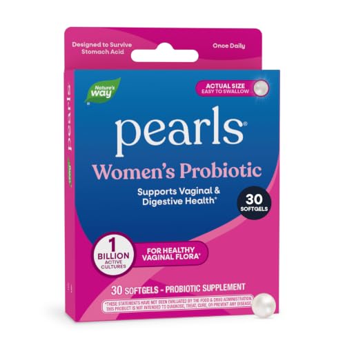 Nature's Way Women's Probiotic Pearls, Supports Vaginal and Digestive Health*, 1 Billion Live...