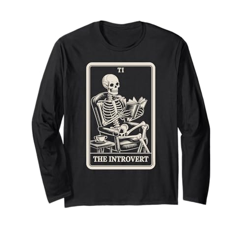 The Introvert Tarot Card Indoorsy Skeleton Inrovert ����T�V���c