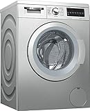  Bosch Serie 6 WUQ2441XES Independiente Carga frontal 7kg 1200RPM A+++ Acero inoxidable - Lavadora (Independiente, Carga frontal, Acero inoxidable, Giratorio, Tocar, Izquierda, LED)