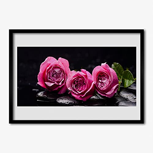 Affiche encadrée 70x50 cm avec cadre en MDF résistant impression photo haute netteté
