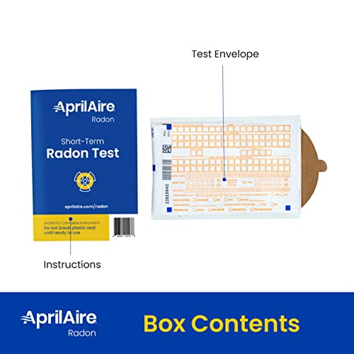 AprilAire Radon Gas Home Test Kit, Short Term, Prepaid Shipping & Lab Fees Included, Easy to use, EPA Approved Method (Pack of 1) - Image 3