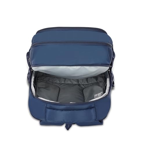 Image of American Tourister Nexa Style 01 | 36L Backpack | Casual Bag | 3 Compartments | School & College Backpack for Men and Women | Navy | 1 Yr Global Warranty