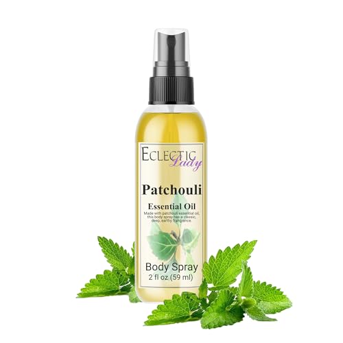 Eclectic Lady Body Spray Women, 2 Oz Patchouli Body Mist with Long-Lasting Fragrance, Earthy & Clean...