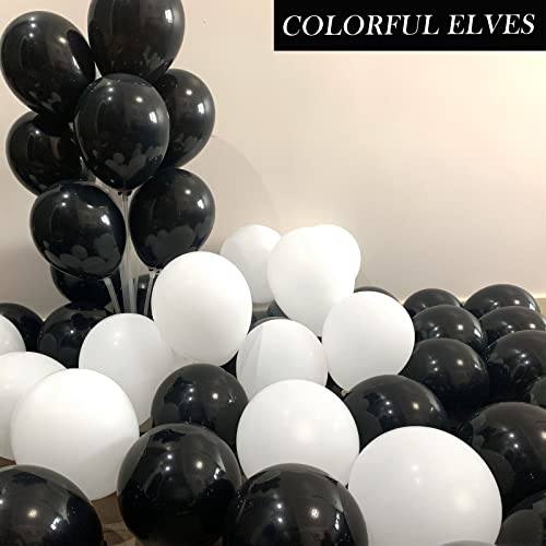 Image of 100pcs Small Black Balloons 5 inch Metallic Chrome Latex Helium Shiny Mini Balloon for Party Decorations