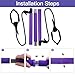 Imagen de GLKEBY Kit de Barra de Pilates con Resistencia Ajustable y Palo de Ejercicio portátil para Pilates