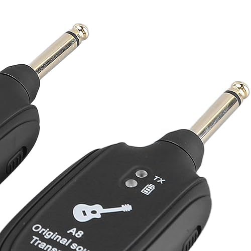 Tyenaza Wireless Guitar System, Preciso sistema de transmisión de audio para guitarra eléctrica inalámbrico con transmisor y receptor miniatura 7