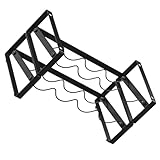 Zanthicia Botellero apilable para encimera, fácil Acceso, Duradero, hasta 8 Botellas, fácil Acceso al Vino o a la colección sin ocupar