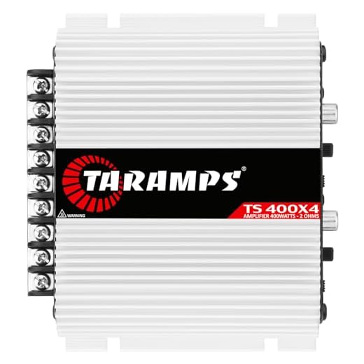 Módulo Taramps TS 400x4 entrada fio/RCA Amplificador Som Automotivo
