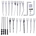 Price comparison product image Loboo Idea 18 Pcs Locksmith Lock Picking Blades with 2 Tension Tool Set for KLOM Cordless Electric Lock Pick Gun
