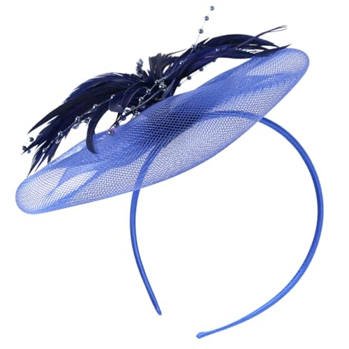 Pince à cheveux design raffiné Alipis avec plumes et voilette