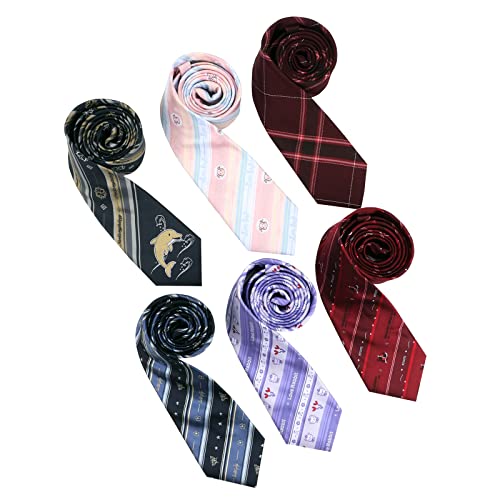 MEIANJU Klassische Krawatten für Herren, 10 Stück, klassische Herren-Krawatte, gewebte Jacquard-Krawatte, Party-Anzug, Farbkombinierung1, Einheitsgröße Cover