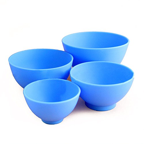 Superdental 4 a Set Silicone Rubber Mixing Bowls