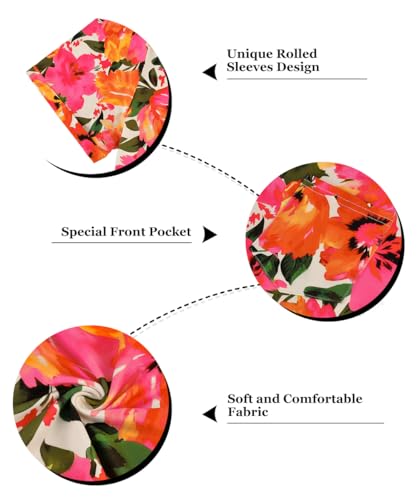 Image of TIYOMI Plus Size Tops for Women V Neck Tshirts Basic Tunic Casual Hawaii Floral Tie Dye Camo Summer Short Sleeve Tee XL-5XL