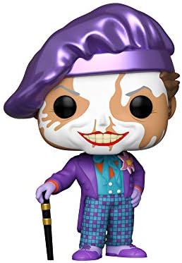 Funko POP! Heroes: Batman 1989 - The Joker With Hat and Cane - 1 in 6 Chance Of Receiving A Rare CHASE variant - Funko POP! 47709