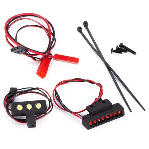 Kit Luces Orugas Rc Para Arrma Para Typhon Para Grom 1/18 Luces Juego Focos Faros Delanteros Piloto Trasero Escala Pequeña Para Buggy Piezas