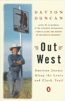 Paperback Out West: American Journey Along the Lewis and Clark Trail Book