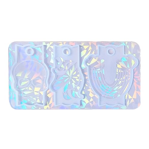 SHOOYIO Personaliza tu taza con este molde de silicona para placa de nombre, personalización de la tapa para vasos y llaveros con agujero