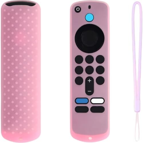 Silicone Remote Control Case (Luminous Pink) for fire TV Stick 4k image 2