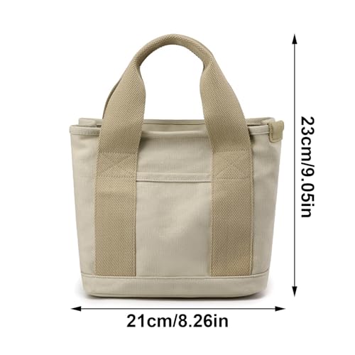 Black Bags for Women Canvas Tote Bag Compartments Everything Capacity Multipocket Handbag Purse Crossbody Shoulder Bag2