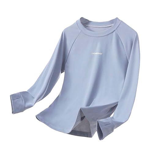 T-shirt UV manches longues fille de qualité supérieure doux confortable été