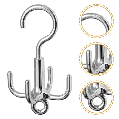 Support vêtements et accessoires en acier robuste avec pivot 360
