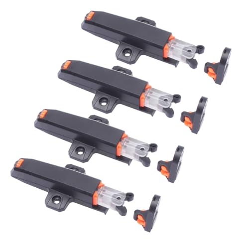 WEISUYUUS 4 Pack Portable Sturdy Magnetic Push to Open Cabinet Hardwares Accessory for Hide Door and Drawers in Elegant Color
