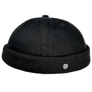 WEROR Herren Dockercap Dockermütze WEROR-281.1 Schwarz