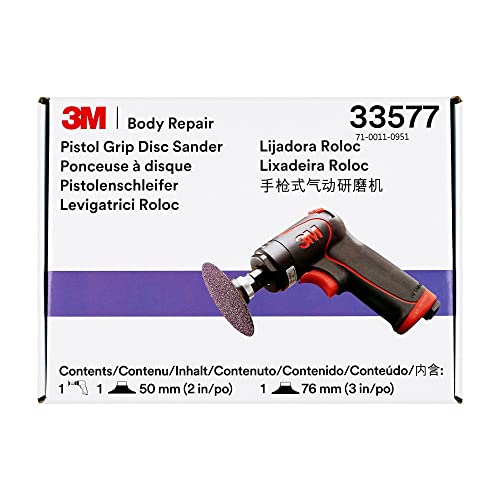 3 M 33577-case 50 mm und 75 mm Pistolengriff Disc Sander, 18, 000 Max. U/min, 1 Pack