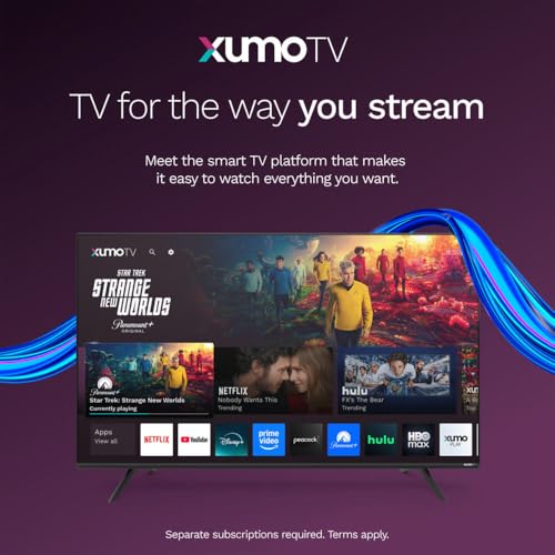 Element 40 Inch Smart TV 1080p HD Genesis Series LED Smart Xumo TV WiFi HDMI Streaming Ready Bundle HDMI Cable 12 Month CPS Warranty Streaming Bundle Home Entertainment Television