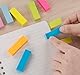 40 Stück Haftnotizen Klein - 15 x 50mm Sticky Notes 8 Farben, Selbstklebende Haftnotizzettel Klebezettel bunt zettel farbig Notizblöcke für Büro Haus, 500 Blatt pro Farbe