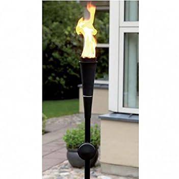 Gartenfackel Krause & Sohn aus Metall mit Lampenölbetrieb