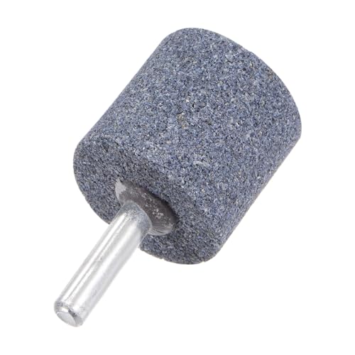 QUARKZMAN 1 Stück Schleifstifte 30mm, Korund Schleifaufsatz für Akkuschrauber, Zylindrisch Stieldurchmesser 6 mm Professionelles Polierzubehör für Schleifen, Polieren