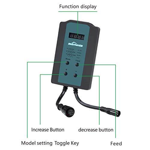 Loijon 12500L / h DC24V Bomba de água de frequência variável Bomba submersível ajustável de 3 veloci