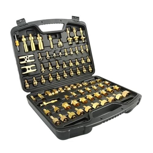 Awwertse Kit de Prueba de Aire Acondicionado para Automóvil, Herramientas de Detección de Fugas de Aire Acondicionado, Kit de Reparación