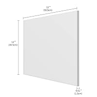 Vista 2 de Láminas de plexiglás de 1/2 pulgada de espesor (13 mm), 30 cm x 30 cm, lámina de acrílico fundido para proyectos de bricolaje, fácil de cortar