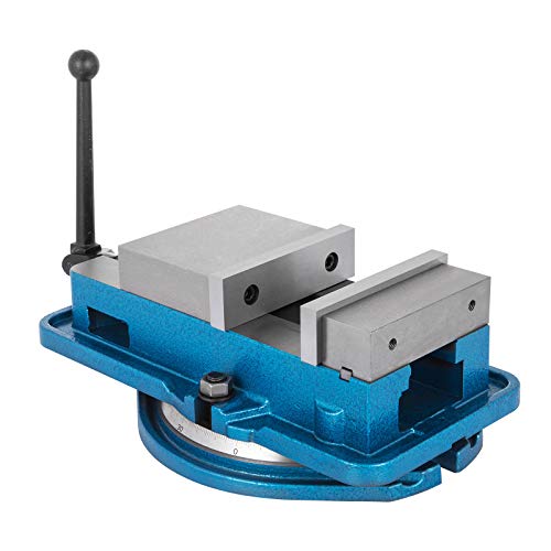 VEVOR 6 Inch Heavy Duty Milling Vise Bench Clamp Vise High Precision Clamping Vise 6 Inch Jaw Width with 360 Degrees Swiveling Base CNC Vise - Image 12