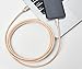 Amazon Basics 10 foot Nylon USB-C to USB-A 2.0 Fast Charging Cable, Gold