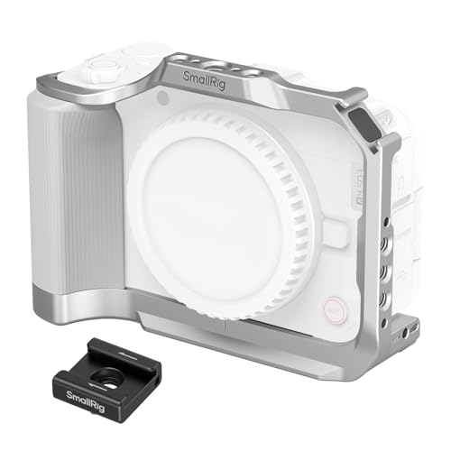 SmallRig R50 V�p�P�[�W Canon �ɑΉ� �G���S�m�~�b�N�V���R���O���b�v���� Arca�pQR�v���[�g 1/4�C���`-20�l�W�� ARRI�p3/8�C���`-16�l�W�� �R�[���h�V���[ QD�\�P�b�g �c�ʒu�B�e�Ή��i�V���o�[�j 5428
