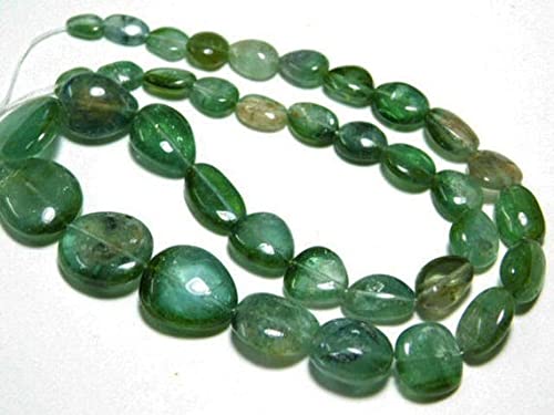 Tourmaline Paraiba verte perles pépites pour collier d'été élégant et style bohème