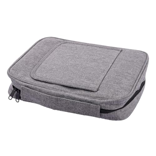 大きな聖書カバー - ポケットとハンドル付きキャリーケース、ペン、ブックマーク、メモを収納するためのトラベルオーガナイザー、宗教書用の丈夫な保護ケース、アクセサリーID。