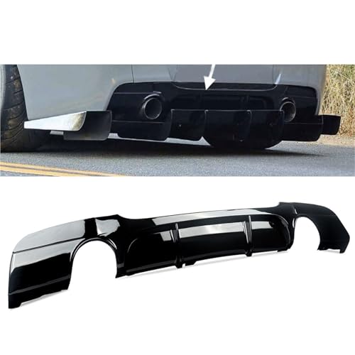 Difusor parachoques trasero negro brillante para BMW E90 E91 M Sport 2005-2011 2