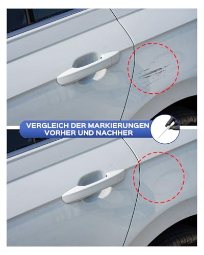 L0K1 Oryxweiss Perl Lackstift Kompatibel mit VW/Volkswagen Exakte Übereinstimmung für Chips und Kratzer