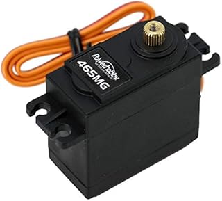 Powerhobby 465MG 11KG High Torque Dual Ball Bearing Metal Gear Digital Servo .22sec/160oz @6.0v Compatible with Hitec 645-MG / 645MG