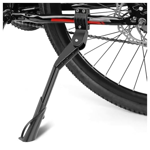 Cyfie Bike Kickstand, Universal Rear Side Bicycle Kickstand for 24 26 27 29 inch, Adjustable Kick Stands for Adult Bike 24" to 29" Mountain Bike 700 Road Bike BMX MTB Kickstand