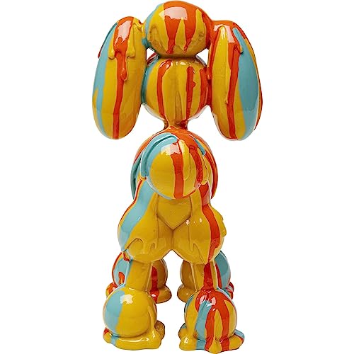Kare Design Deko Figur Dog Holi, Mehrfarbig, 17x16x10 cm, Deko Objekt, Wohnaccessoire, Dekoration, Hunde Motiv, Skulptur, Wohnzimmer