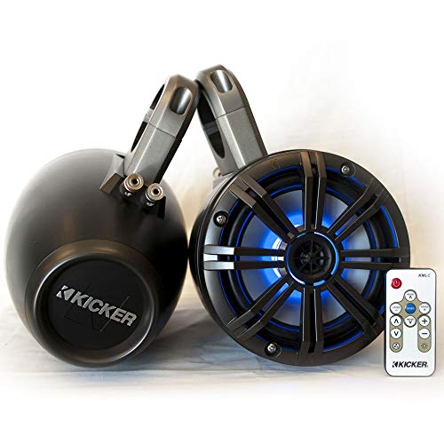 KICKER UTV Bundle: Amplificador y 4 Parlantes LED 6.5" miniatura 2
