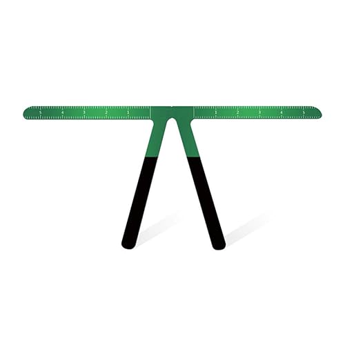 Miniatura 8 de Plantilla de maquillaje para cejas con tres puntos de posicionamiento, herramienta simétrica, regla de equilibrio de cejas para maquillaje